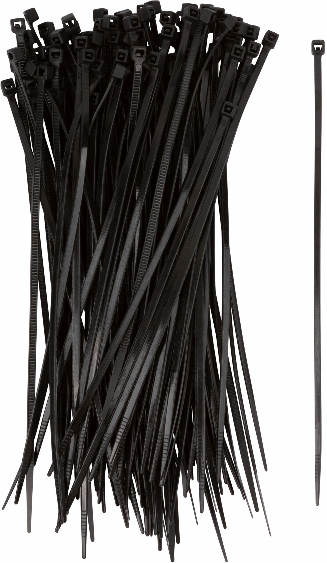 Хомуты нейлоновые, черные д/проводов 100 шт, 150x2,5 мм
