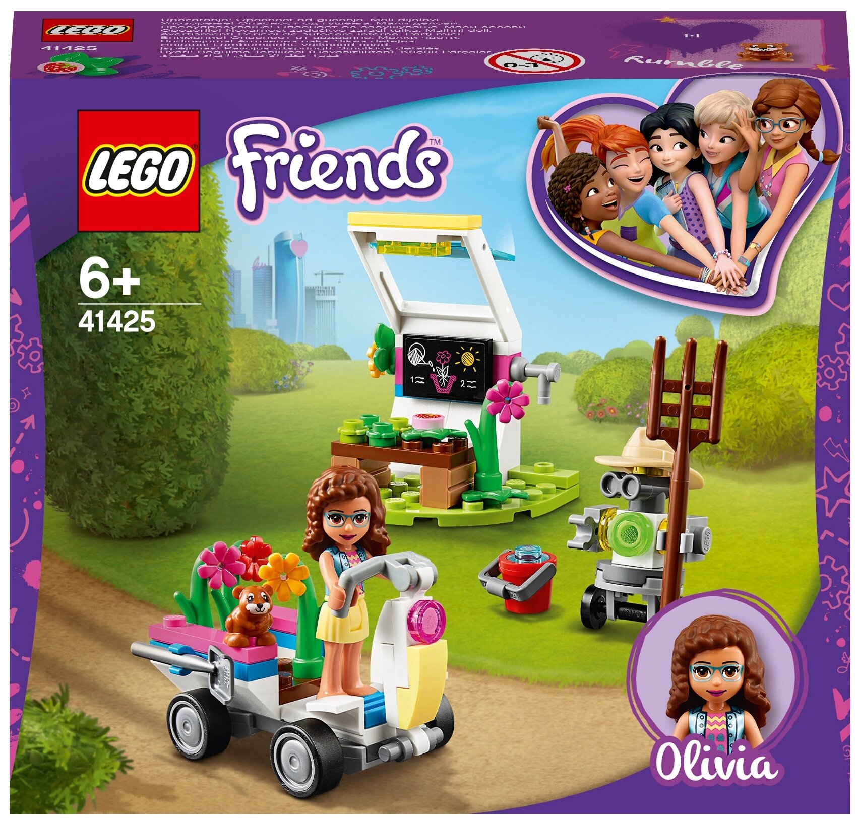 Конструктор LEGO Friends 41425 Цветочный сад Оливии, 92 дет.