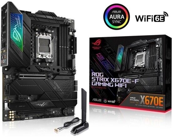 Материнская плата ASUS ROG STRIX X670E-F GAMING WIFI (AM5, ATX)