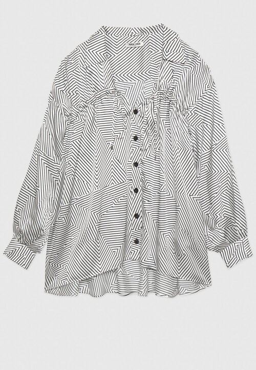 Блуза  Max & Moi, размер 34, черный