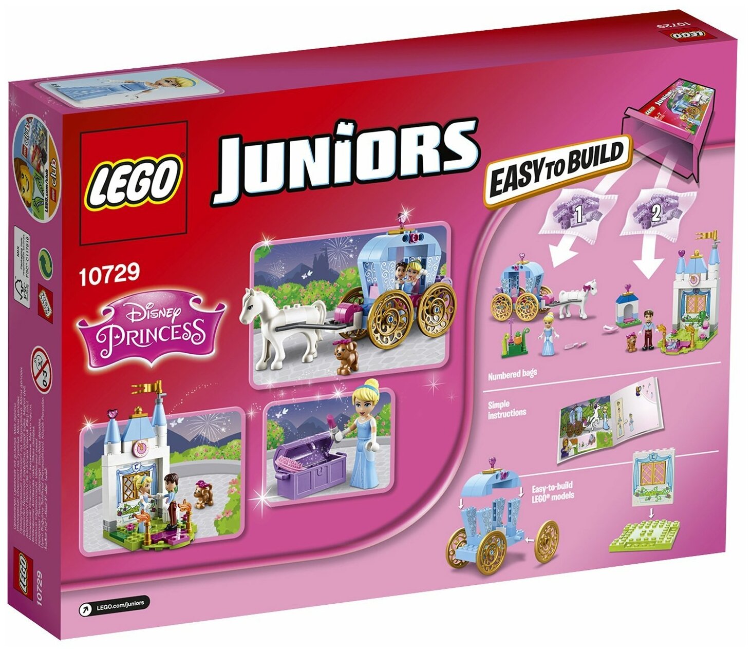 Конструктор LEGO Juniors 10729 Карета Золушки