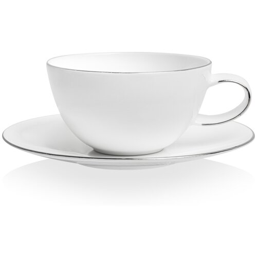 Чайная пара Mix & Match Синергия Платиновый кант, 250 мл