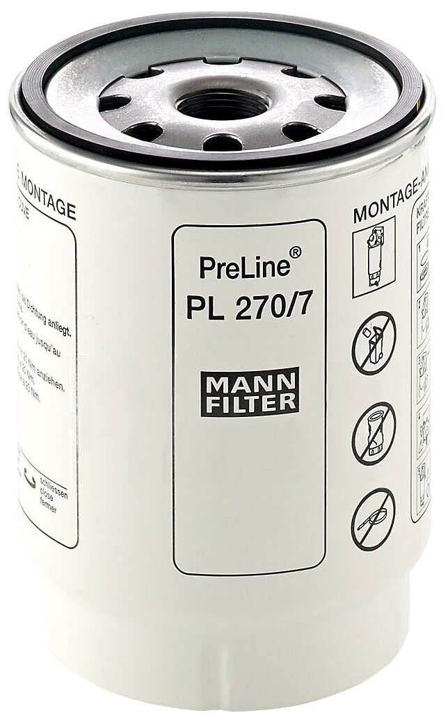 MANN фильтр топливный К PRELINE (КАМАЗ) PL270/7X PL2707X