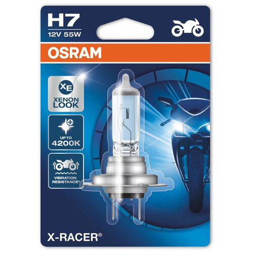 Лампа автомобильная галогенная OSRAM X-racer 64210XR H7 55W 1 шт.