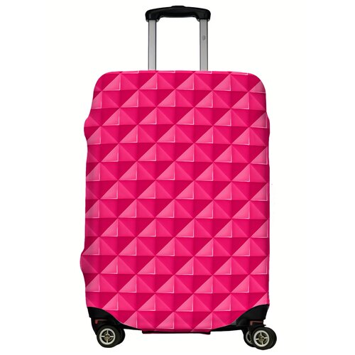 фото Чехол для чемодана "розовые ромбы". размер l. lejoy