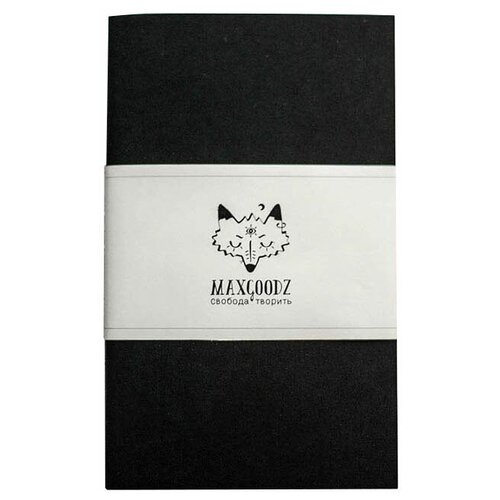 Скетчбук MAXGOODZ Classic Black 13 х 21 см, 135 г/м², 32 л.