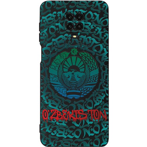 Силиконовый чехол Mcover для Xiaomi Redmi Note 9S с рисунком Ozbekiston graffity силиконовый чехол mcover для xiaomi redmi note 10 pro с рисунком ozbekiston