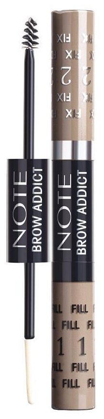 Note Тинт для бровей Brow Addict Tint & Shaping Gel, оттенок 01 Dark Blonde