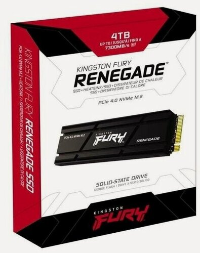 Изображение товара Твердотельный накопитель Kingston FURY Renegade, 4TB, M.2, 2280