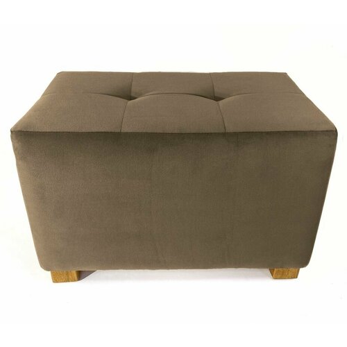 Пуфик Tucan 35x50x30 Велюр Коричневый Банкетка Пуфик для ног Мягкий пуф
