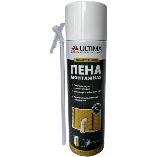 Пена монтажная ручная Ultima 530 мл 790₽