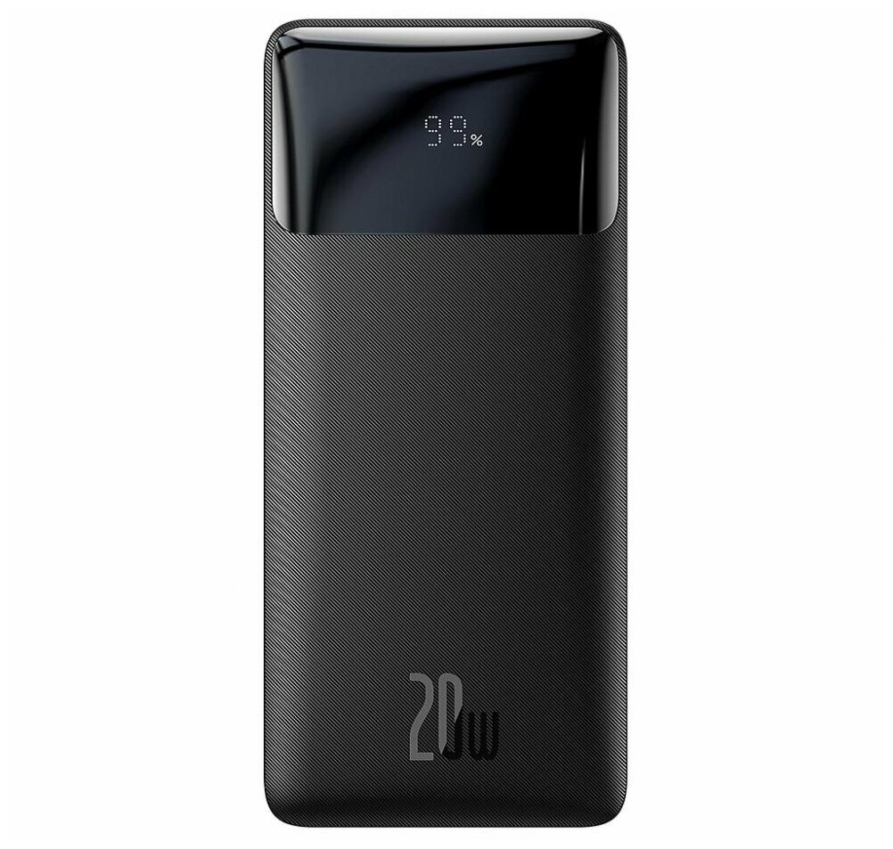 Внешний аккумулятор Baseus Bipow Digital Display Power bank 30000mAh 20W (PPDML-N01, PPDML-N02) (black)