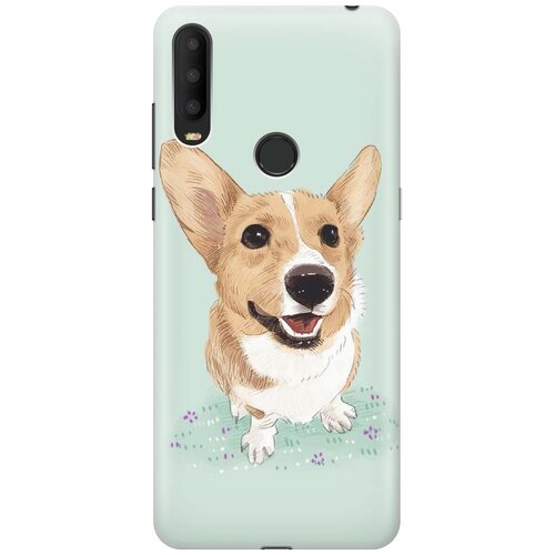 фото Cиликоновый чехол на alcatel 3x (2019) / алкател 3х 2019 с принтом "корги" gosso