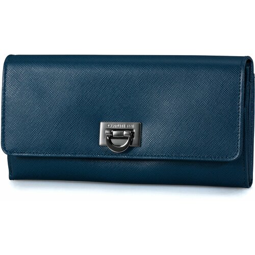 Кошелек CERRUTI 1881 Pocket Dream Blue, 10х19 см, кожа.