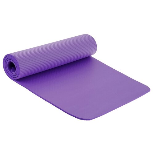 Коврик Sangh Yoga mat, 183х61 см фиолетовый 1 см гимнастический коврик 180 x 61 см толщина 10 мм nbr 10 фиолетовый efit sports
