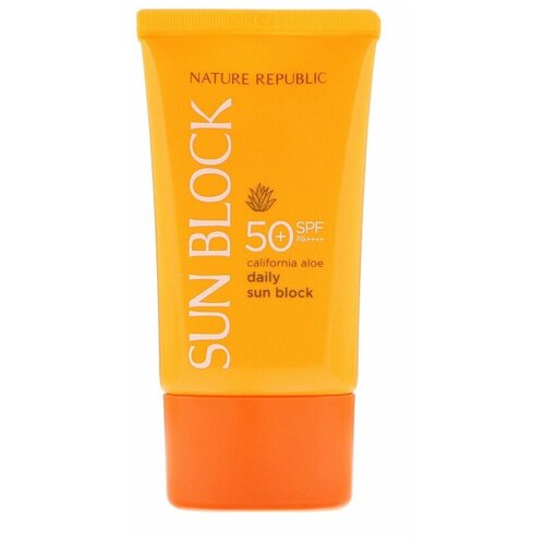 Nature Republic California Aloe Daily Sun Block SPF50 Солнцезащитный крем, 57 мл