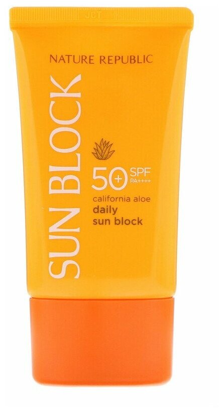 Nature Republic Солнцезащитный крем с экстрактом алоэ California Aloe Daily Sun Block SPF 50 PA++++ 57 мл.