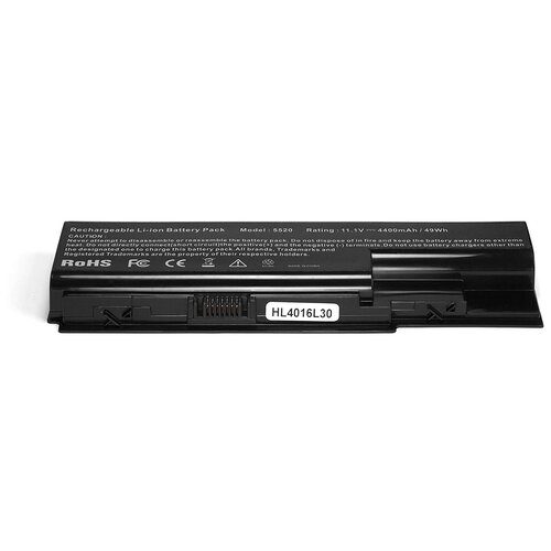 Аккумулятор для ноутбука Acer Aspire 5520, 5920, 6530, 7230E, 8730ZG, 8920 Series. 11.1V 4400mAh PN: AS07B31, AS07B41 acer аккумулятор для ноутбука acer aspire 5520 5920 6530 7230e 8730zg 8920 as07b31 as07b41