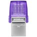 Флешка Kingston 256Gb DataTraveler microDuo 3C USB3.0 фиолетовый
