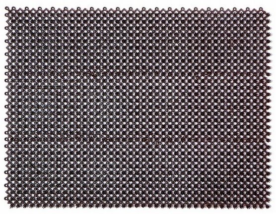 Покрытие ковровое щетинистое без основы "Травка", 40x53 см, цвет коричневый - фотография № 3
