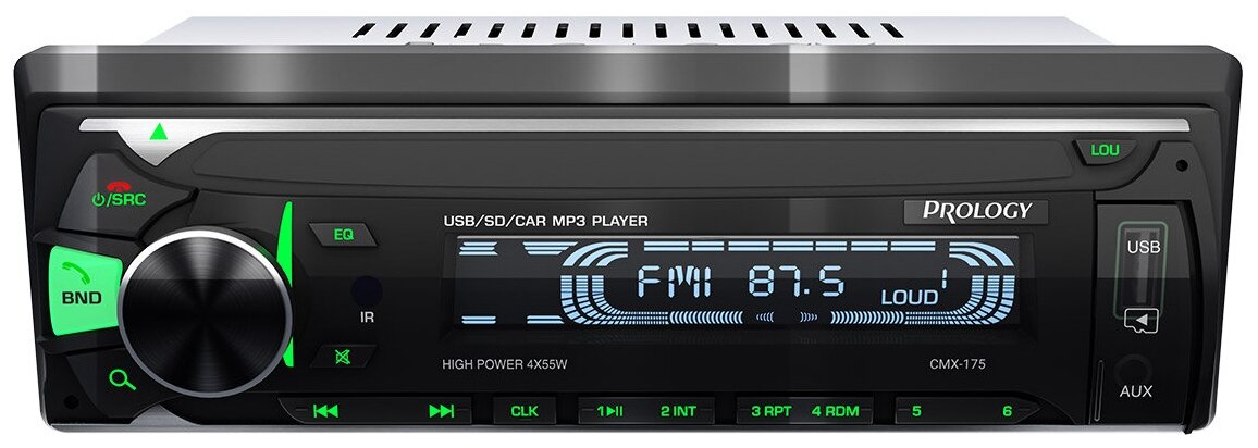 Головное устройство PROLOGY CMX-175 FM SD/USB ресивер с Bluetooth — фото 1