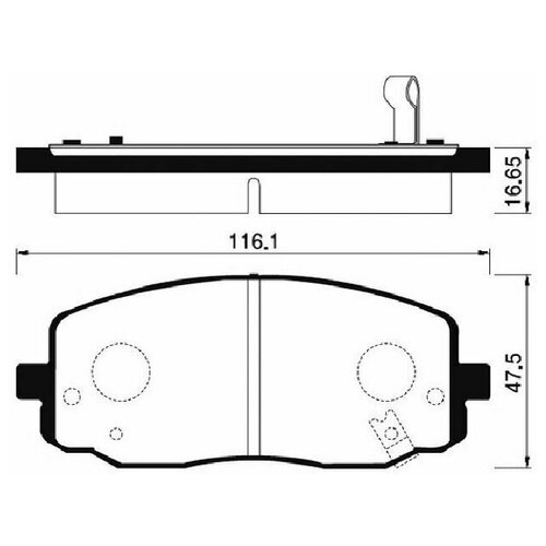 Колодки тормозные передние AVANTECH AV185