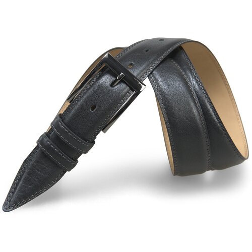 фото Ремень olio rosti, размер 130, черный