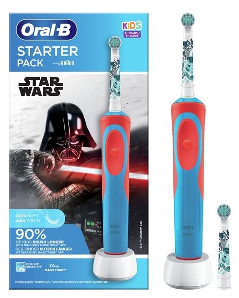 Электрическая зубная щетка Oral-B Starter Pack Star Wars