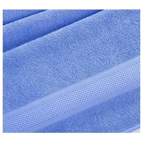 фото Полотенце махровое с бордюром аметист (100x180) текс-дизайн