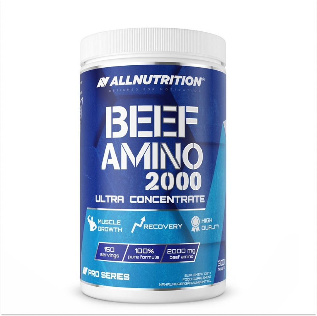Аминокислоты БЦАА All Nutrition Beef Amino 2000 300 таблеток