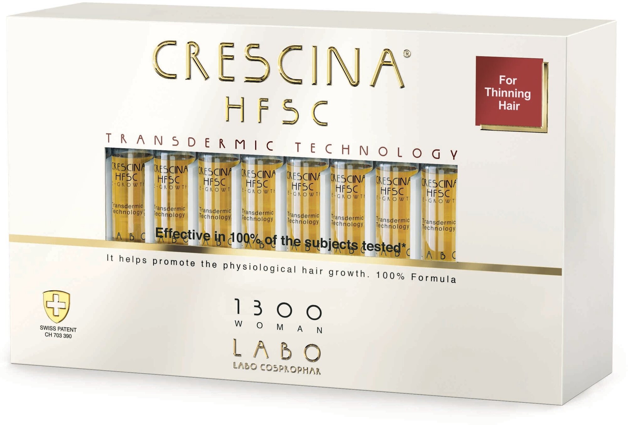 Crescina Transdermic HFSC 1300 для женщин, 20 ампул3,5 мл*20