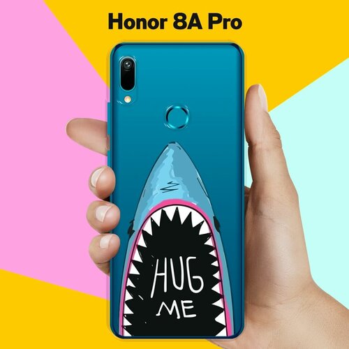 Силиконовый чехол Акула на Honor 8A Pro силиконовый чехол луна на honor 8a pro