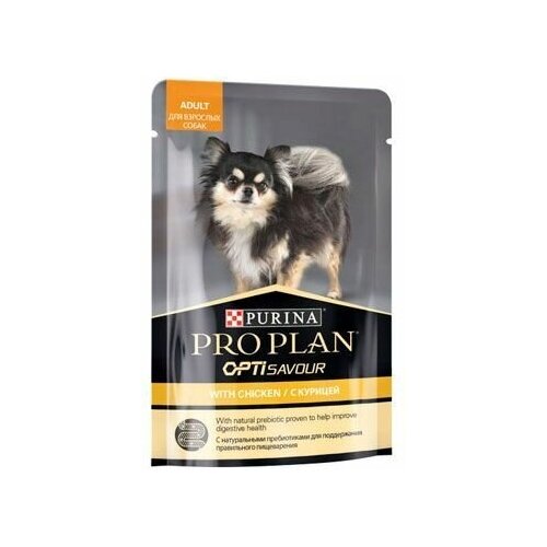 Пауч Purina Pro Plan Dog для собак контроль веса с курицей 85г 26 шт в упаковке