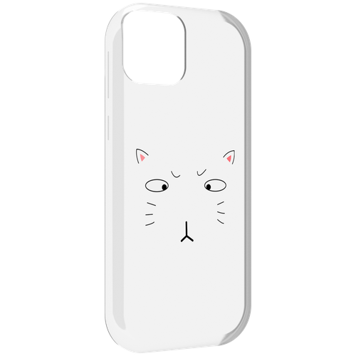Чехол MyPads кот-части-лица для UleFone Note 6 / Note 6T / Note 6P задняя-панель-накладка-бампер