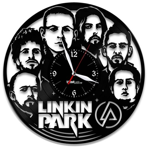 фото Часы из виниловой пластинки (c) vinyllab linkin park
