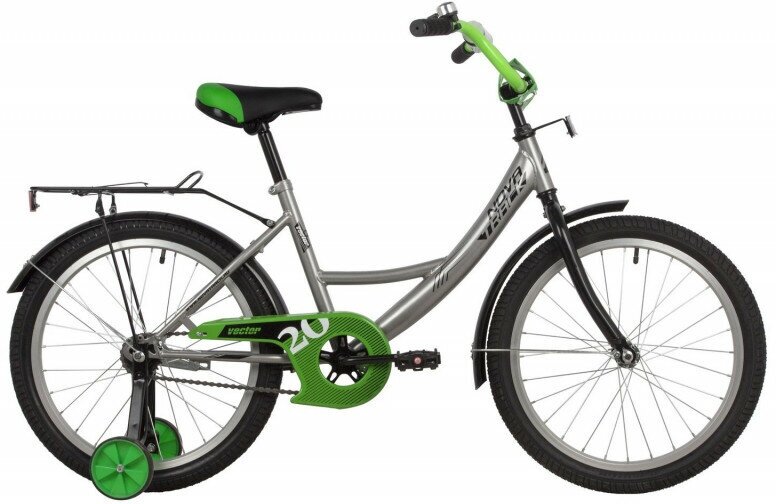 Велосипед для малышей NOVATRACK 203VECTOR. SL22 серебристый