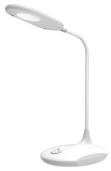 Лампа офисная светодиодная Ultraflash UF-711 (13779), 6 Вт, цвет арматуры: белый, цвет плафона/абажура: белый