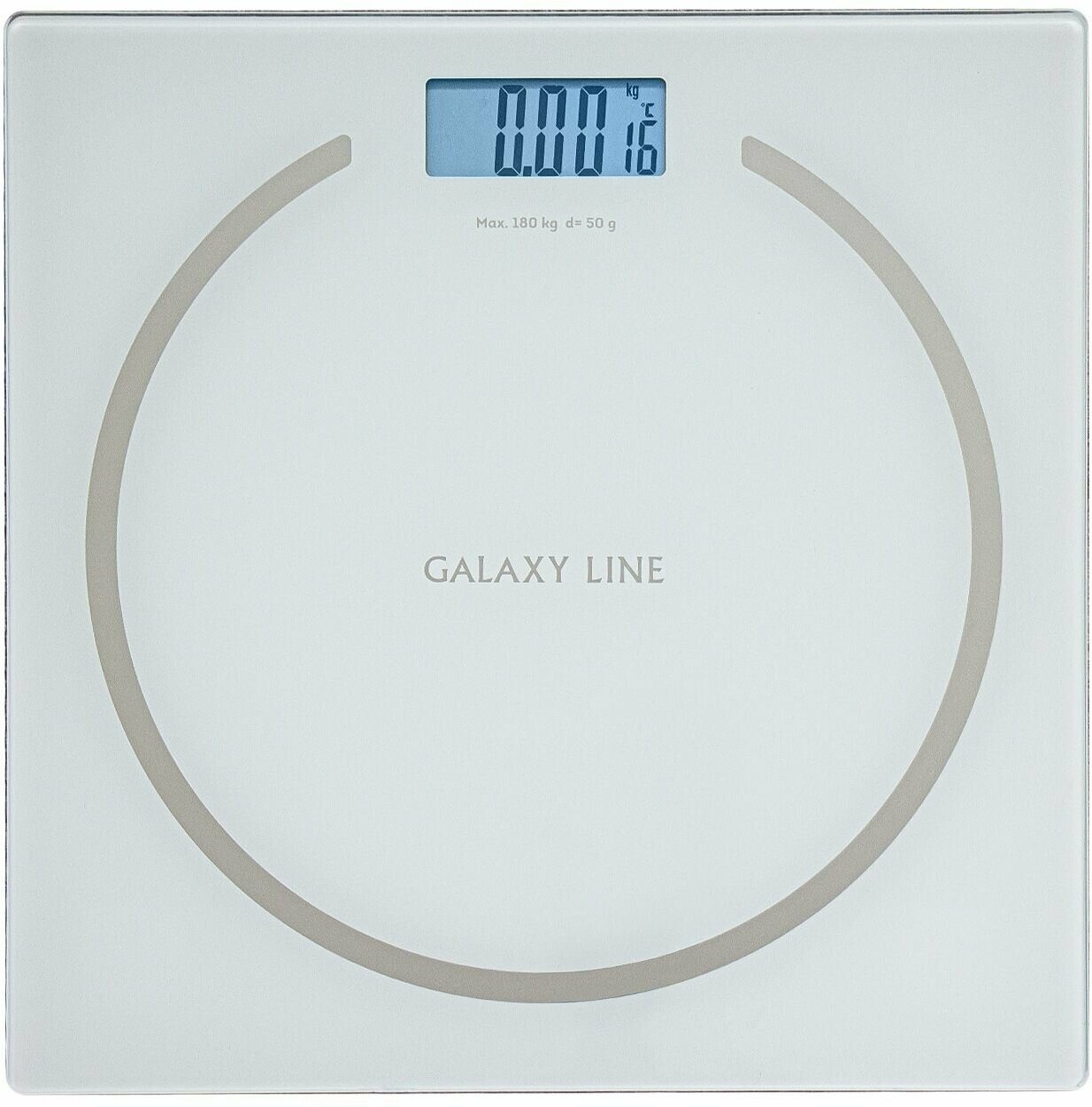 Весы напольные электронные Galaxy LINE GL4815 белые - фотография № 1