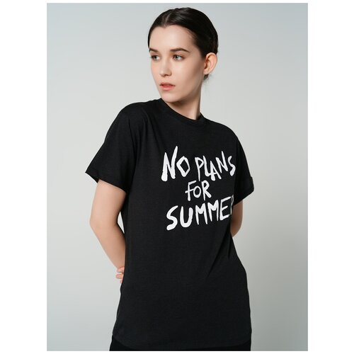 фото Футболка с кор.рукавом твое 78601 размер s, черный меланж, women