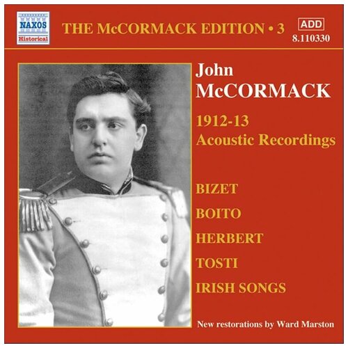 John Mccormack-Remember (1911-1928) (Nostalgia) Naxos CD Deu (Компакт-диск 1шт) al jolson vol 1 1911 1914 naxos cd deu компакт диск 1шт