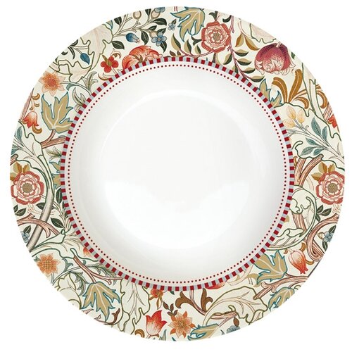 фото Тарелка суповая (кремовый) уильям моррис без инд.упаковки easy life el-r0943_wiln