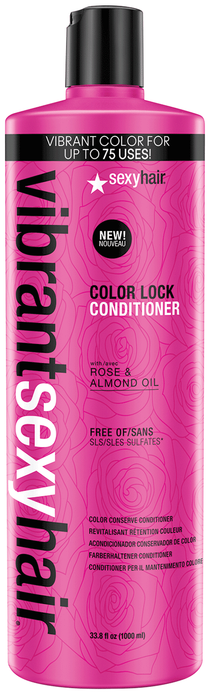 Кондиционер для сохранения цвета Sexy Hair Vibrant Sulfate-Free Color Lock Conditioner Кондиционер, 1000 мл