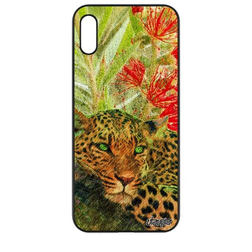фото Чехол для телефонов honor 8a, "леопард" африка зверь utaupia