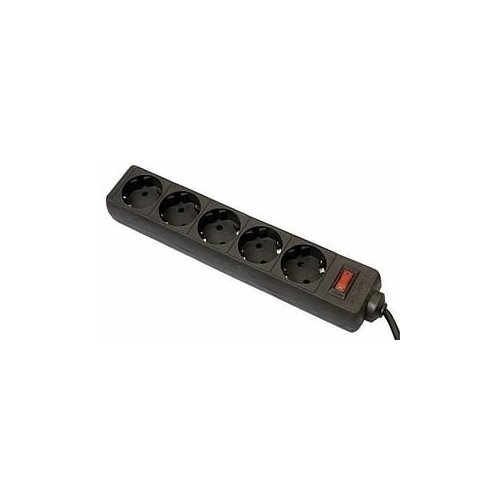 Сетевой фильтр Defender ES 3 5 Sockets 3m Black 99485 удлинитель defender ils 353 5 sockets 3m white 99353