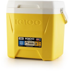 Изотермический пластиковый контейнер Igloo Laguna 12 желтый