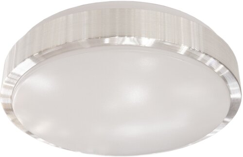 Потолочный настенный накладной светодиодный светильник. Белый, круглый. Яркий LED, диаметр 300мм