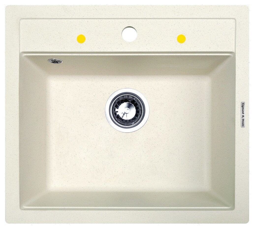 Врезная кухонная мойка Zigmund & Shtain PLATZ 560, 50.5х56см ...