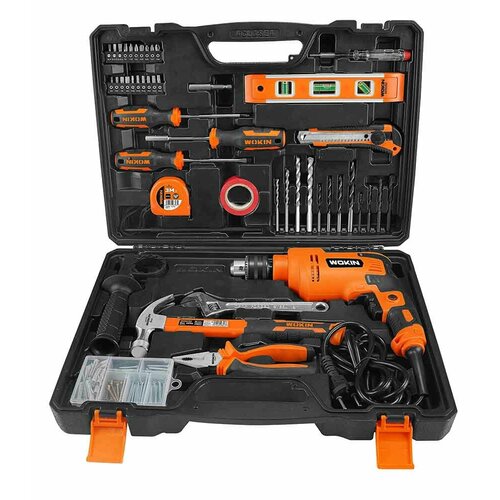 Набор инструментов в пластиковом кейсе WOKIN, 116 предметов (156316)