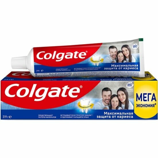 Зубная паста Colgate Максимальная защита от кариеса, Свежая мята, 150 мл