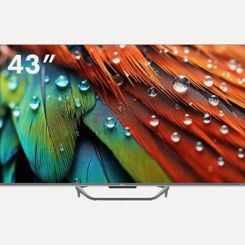 Изображение товара Телевизор Haier 43 Smart TV S4, HQLED, 4K Ultra HD, серебристый